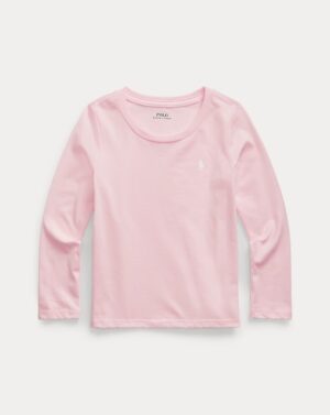 Cotton Jersey Tee Girls/Toddler-Hint Of Pink